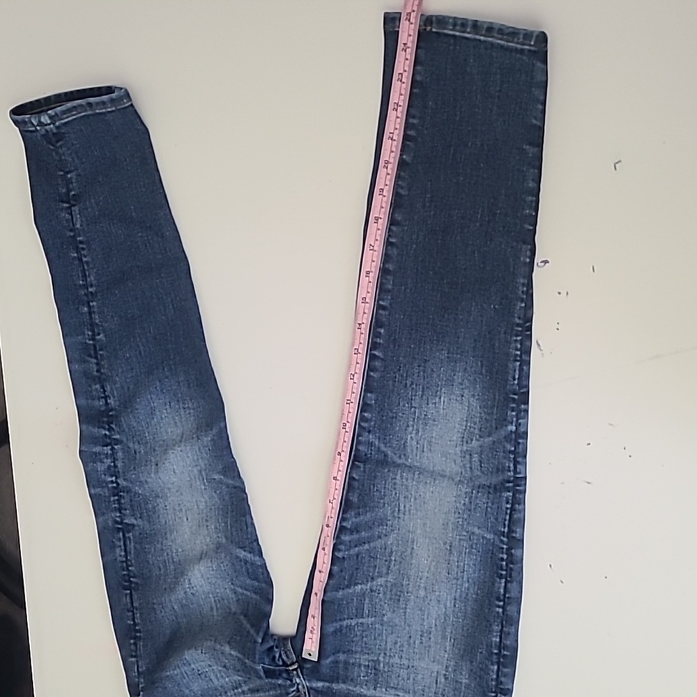 American Eagle Outfitters Women Jeans 26x28 Blue Slim Airflex+Temp Tech Skinny - Picture 9 of 11